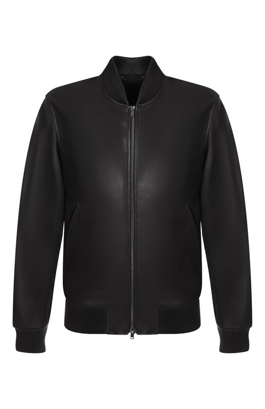 Кожаный бомбер MVST M25.1PM.0009/CREAM NAPA_001 Чёрный M25.1PM.0009/CREAM NAPA_001