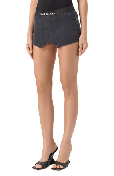 Хлопковая юбка BALENCIAGA, арт. 839695/TSVZ1, фото 3