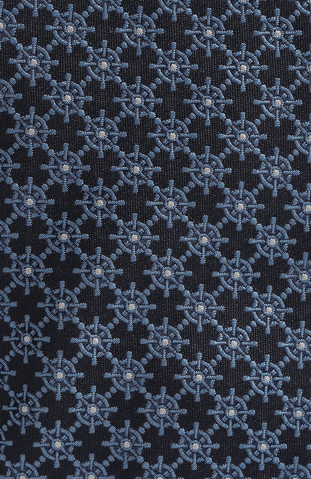 Шелковый галстук CANALI темно-синего цвета по цене 17600 руб., арт. 18/HJ03742, фото 4 Шелковый галстук CANALI, арт. 18/HJ03742, фото 4