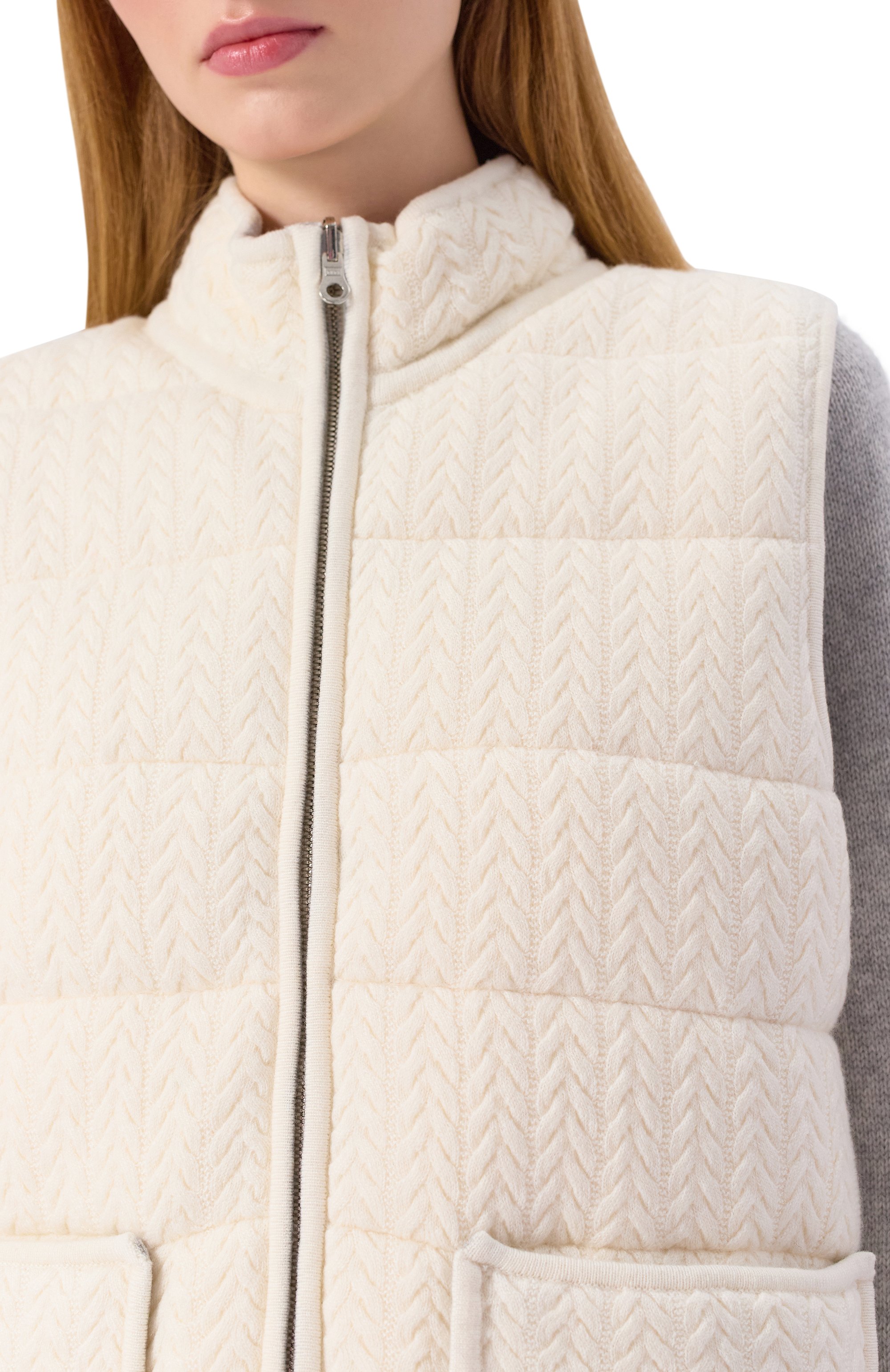 Кашемировый двусторонний жилет ARCH4, арт. KNVS2957, фото 5