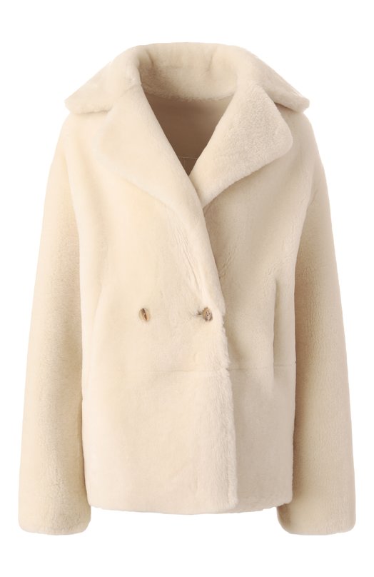 Дубленка из овчины Kiton D58673K0546F02 Кремовый D58673K0546F02