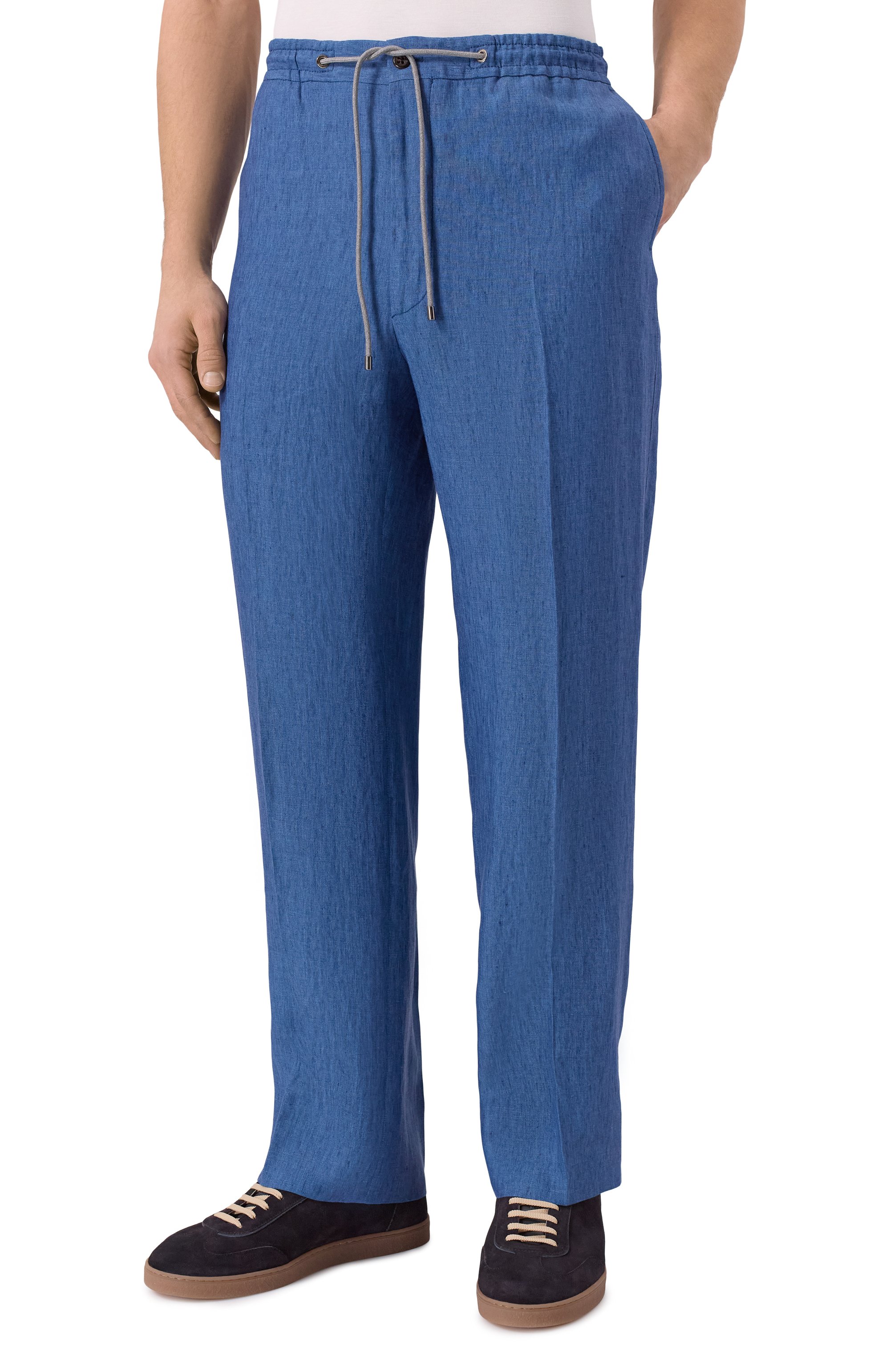 Льняные брюки CORNELIANI, арт. 274L27/2714159, фото 3