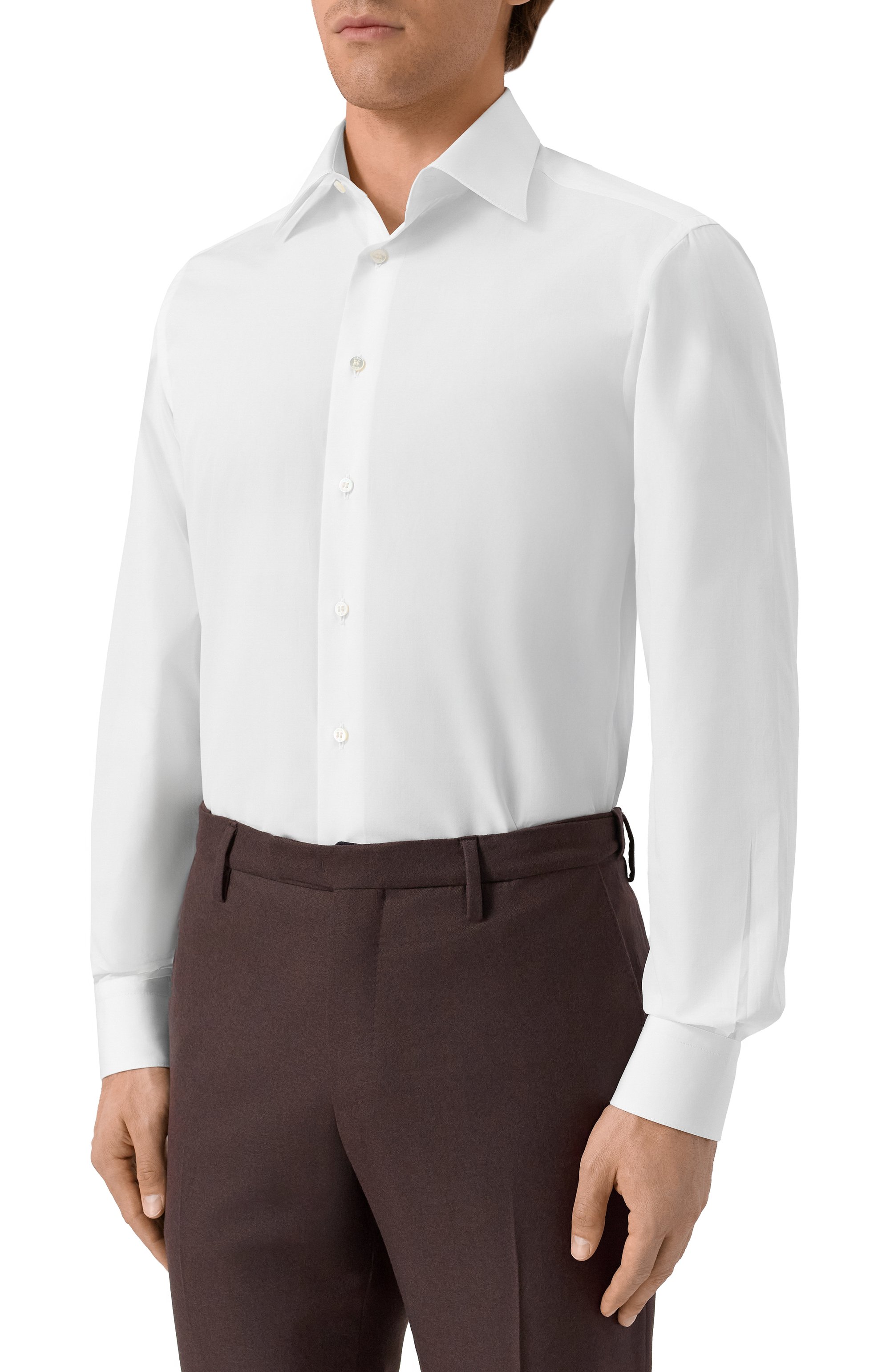 Хлопковая сорочка ZILLI, арт. CLAA01M010114250U, фото 3