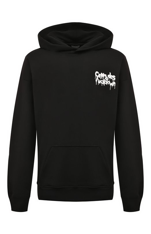 Хлопковое худи Comme des Fuckdown CFABM01401 Чёрный CFABM01401