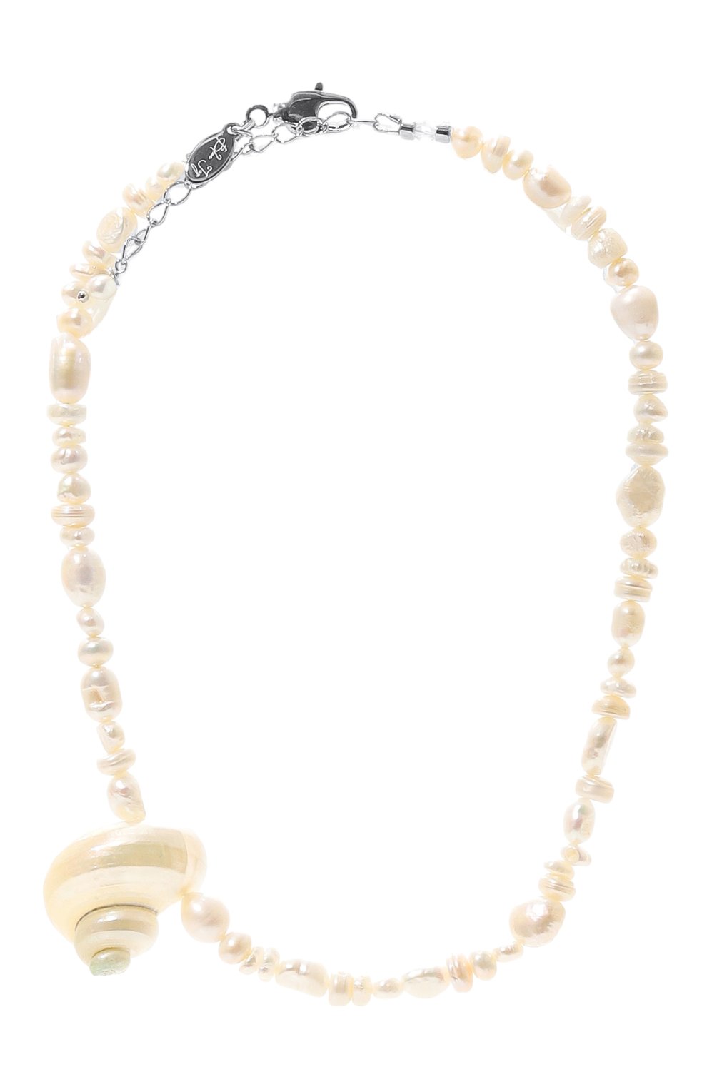 Колье BLUEJAY кремового цвета по цене 22000 руб., арт. BJ-SH, фото 1 Колье BLUEJAY, арт. BJ-SH, фото 1