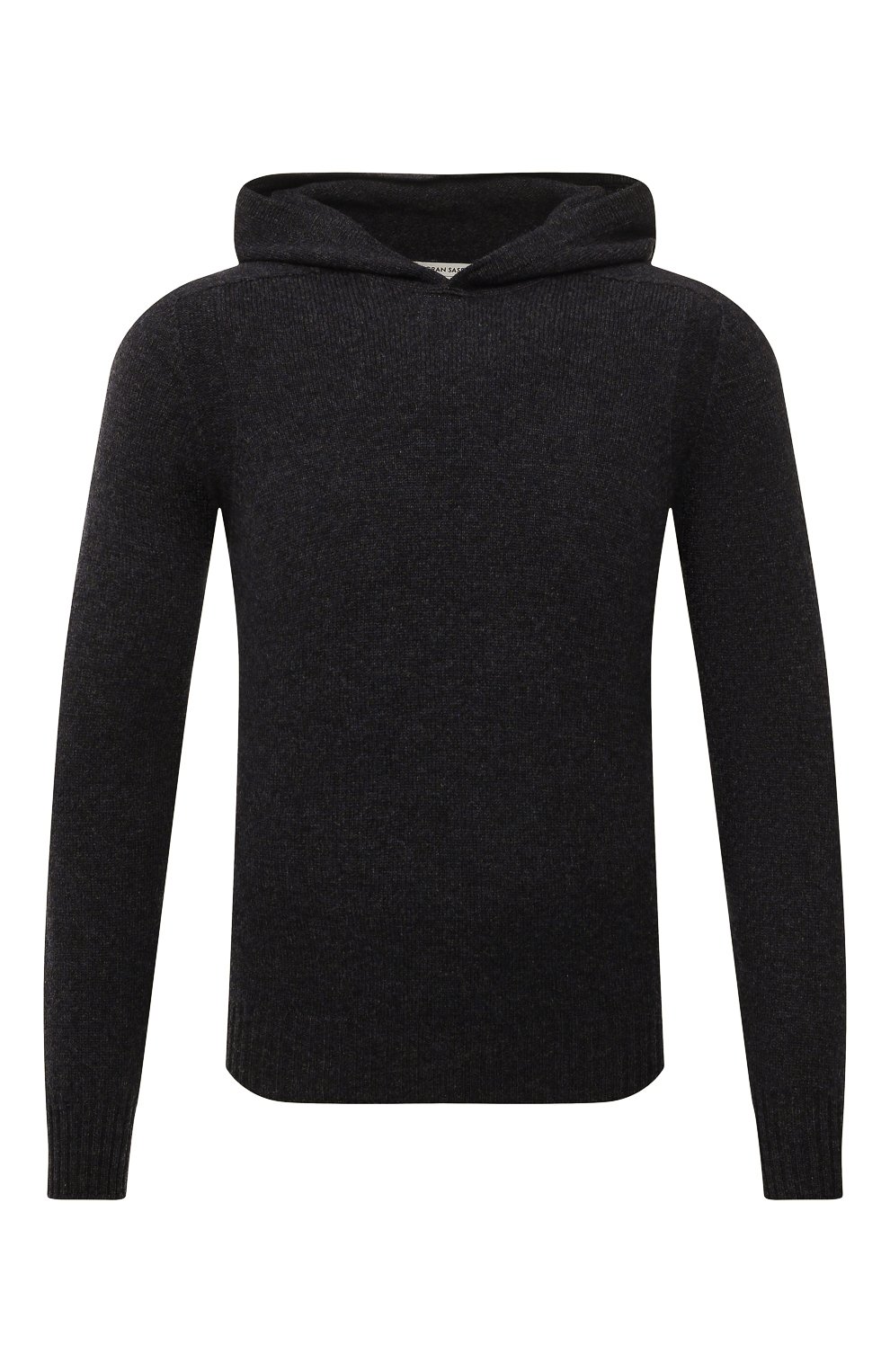 Шерстяное худи GRAN SASSO темно-серого цвета по цене 29750 руб., арт. 24122/25024, фото 1 Шерстяное худи GRAN SASSO, арт. 24122/25024, фото 1