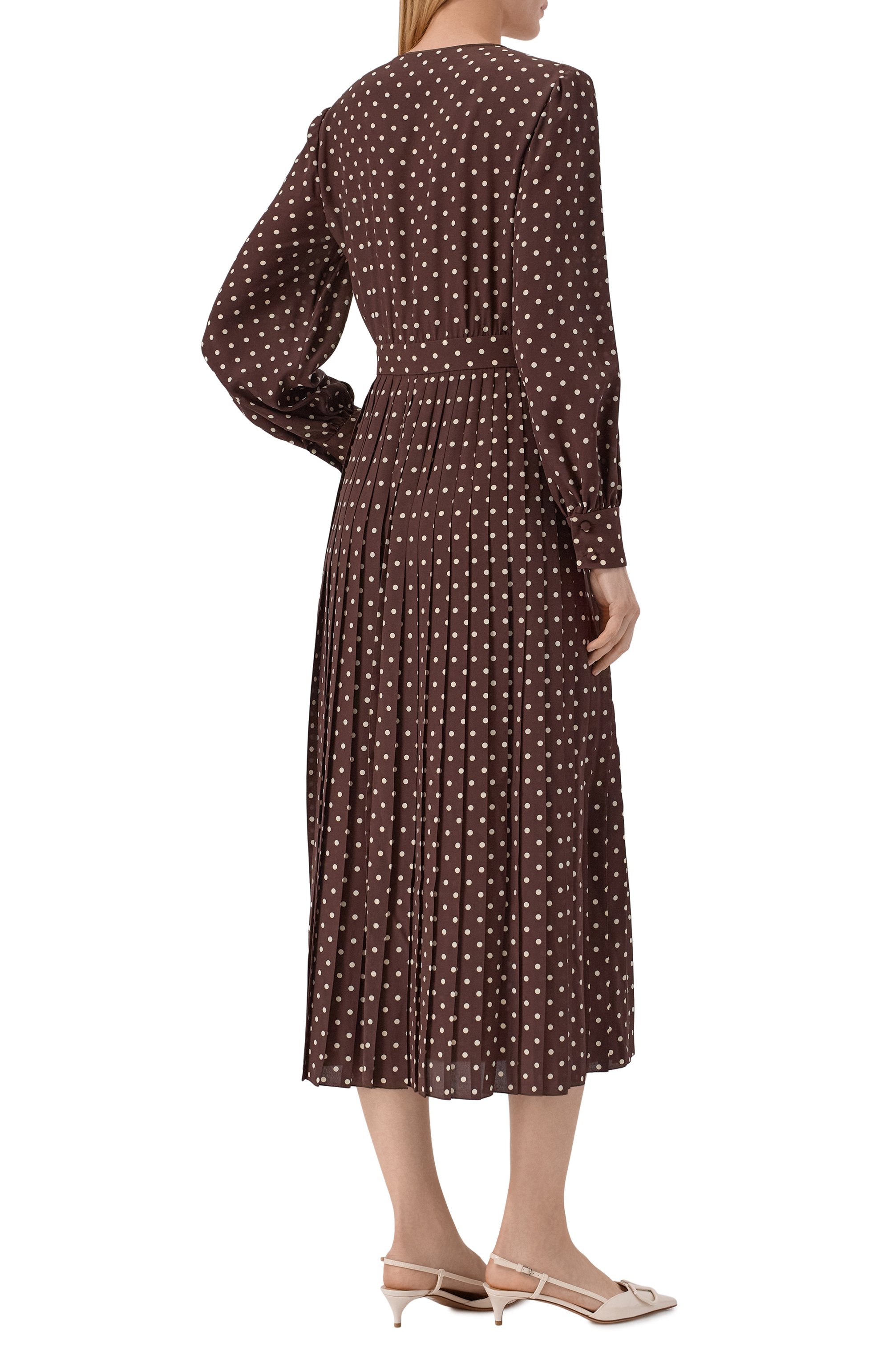 Шелковое платье VALENTINO, арт. 8B3VAHU6/9DW, фото 3