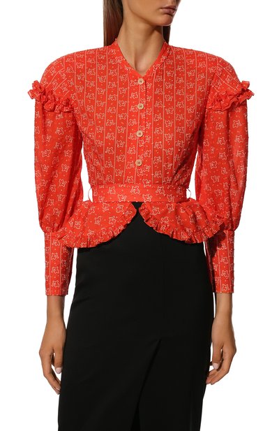 Хлопковая блузка ULYANA SERGEENKO, арт. CMA005SS22P  0305т22, фото 3
