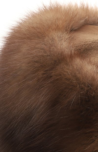 Меховая шапка марина из соболя и норки FURLAND коричневого цвета по цене 380000 руб., арт. 0195119710017100002, фото 3 Меховая шапка марина из соболя и норки FURLAND, арт. 0195119710017100002, фото 3