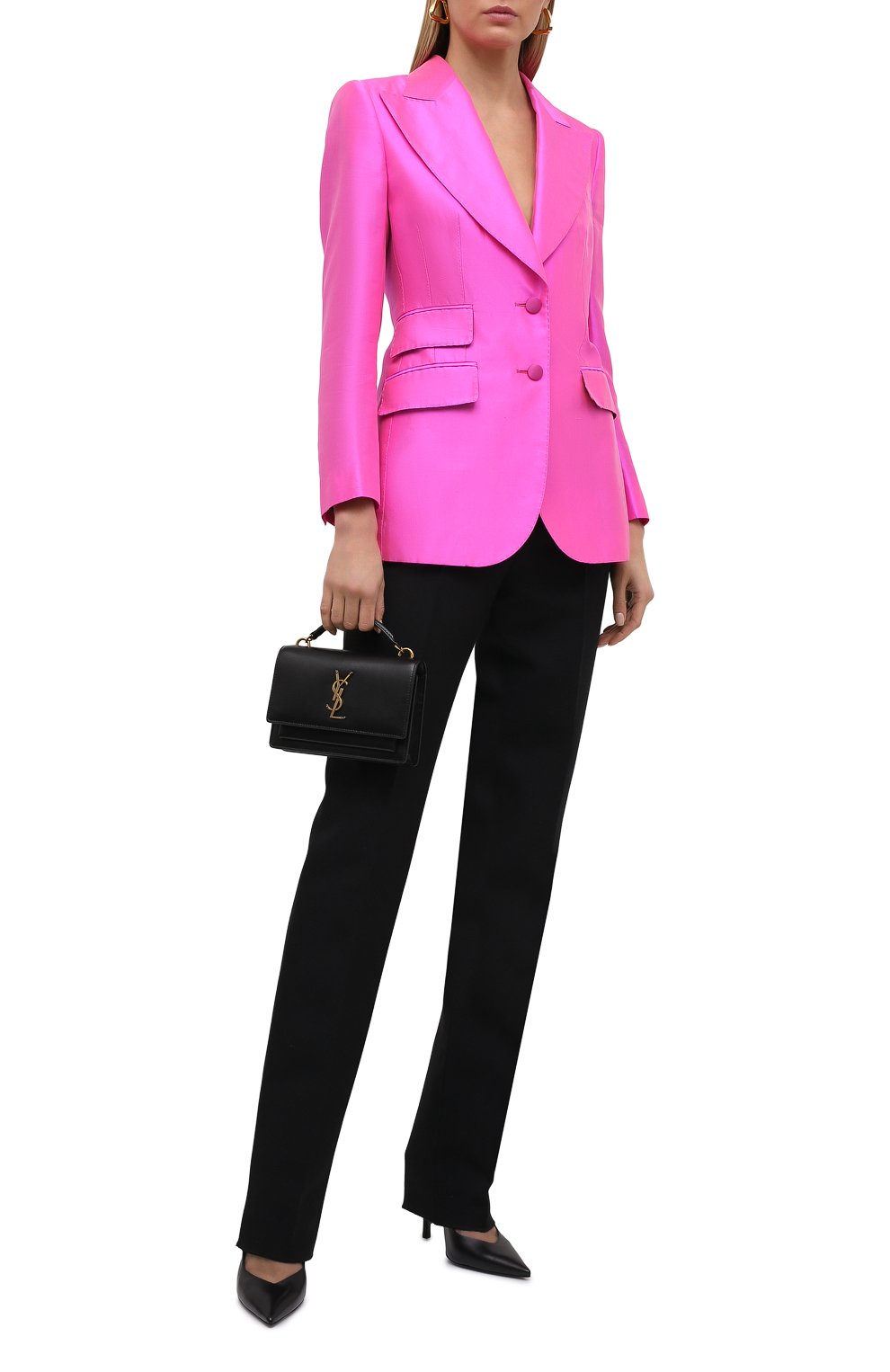 Шелковый жакет DOLCE & GABBANA, арт. F296TT/FU1DM, фото 2