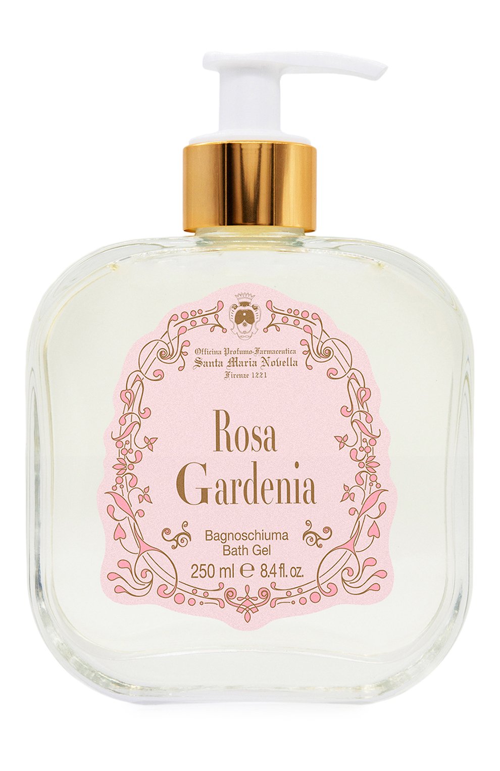 Гель для душа rosa gardenia (250ml) SANTA MARIA NOVELLA бесцветного цвета по цене 6900 руб., арт. SMN3238002, фото 1 Гель для душа rosa gardenia (250ml) SANTA MARIA NOVELLA, арт. SMN3238002, фото 1