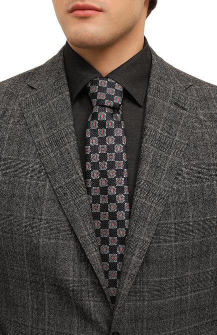 Мужской шелковый галстук CANALI, арт. 18/HJ03993