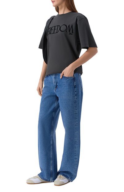 Женская хлопковая футболка BOSS ORANGE, арт. 50556993