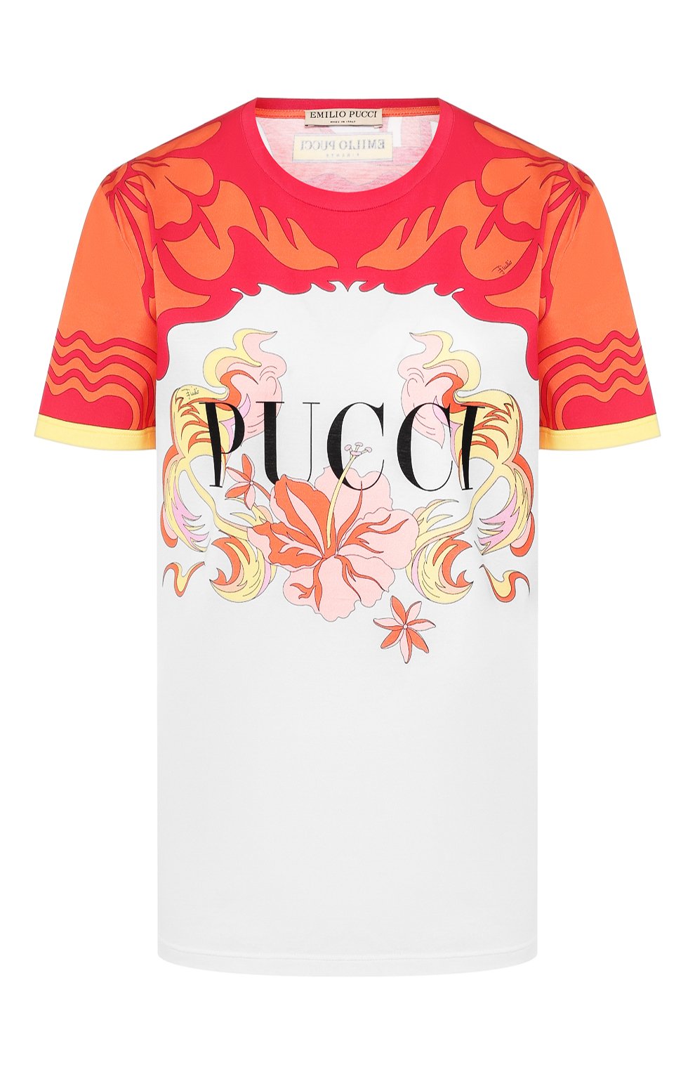 Хлопковая футболка EMILIO PUCCI, арт. 0EJP45/0E994, фото 1