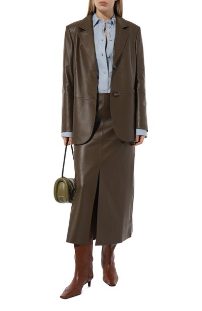 Кожаная юбка COLOR TEMPERATURE, арт. К-10/528, фото 2