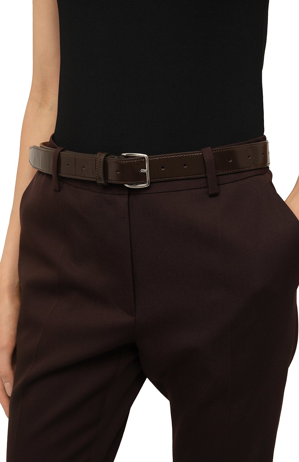 Ремень SASHAVERSE, арт. BELT1/BROWNGLOSS, фото 2