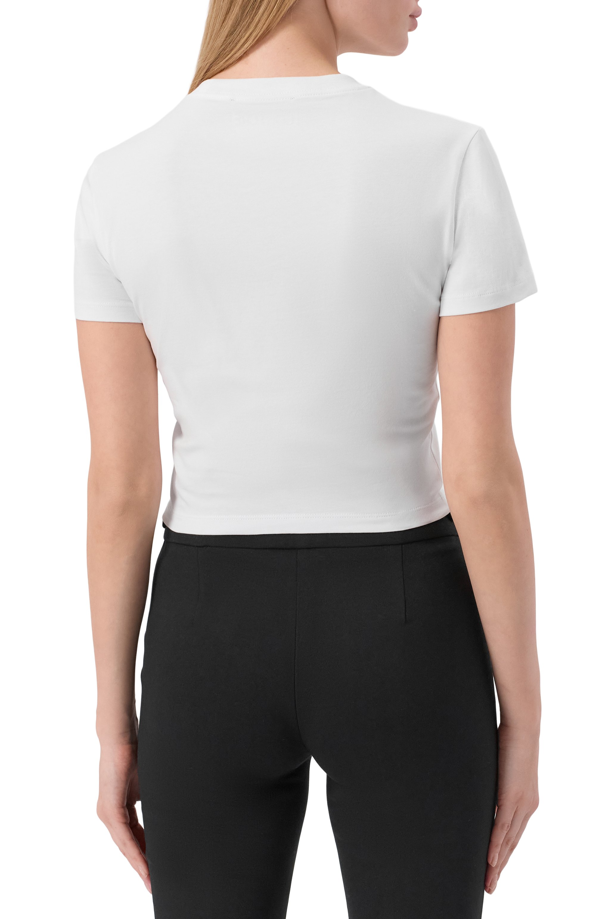 Хлопковая футболка VERSACE JEANS COUTURE, арт. 79HAHC01/CJ02C, фото 4