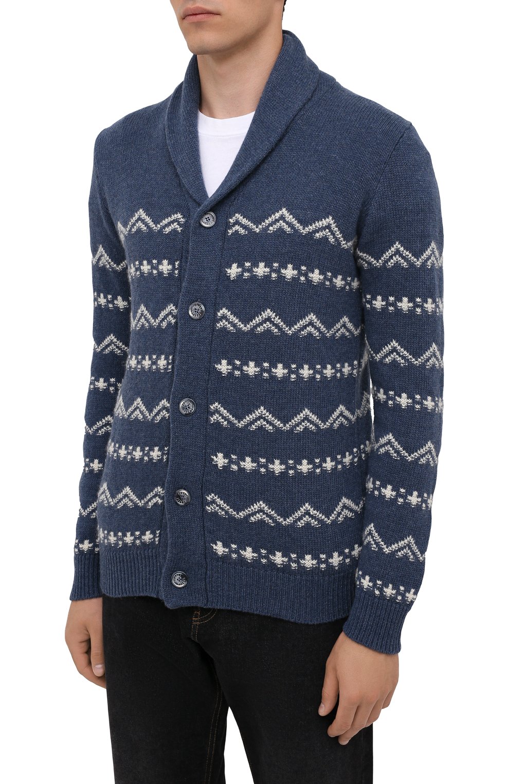 Кардиган из шерсти и кашемира FEDELI, арт. 4UI08114, фото 3