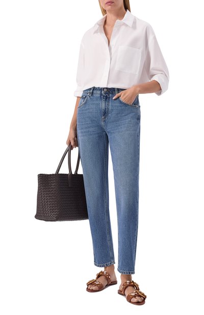 Кожаные шлепанцы DOLCE & GABBANA, арт. CQ0688/A6745, фото 3