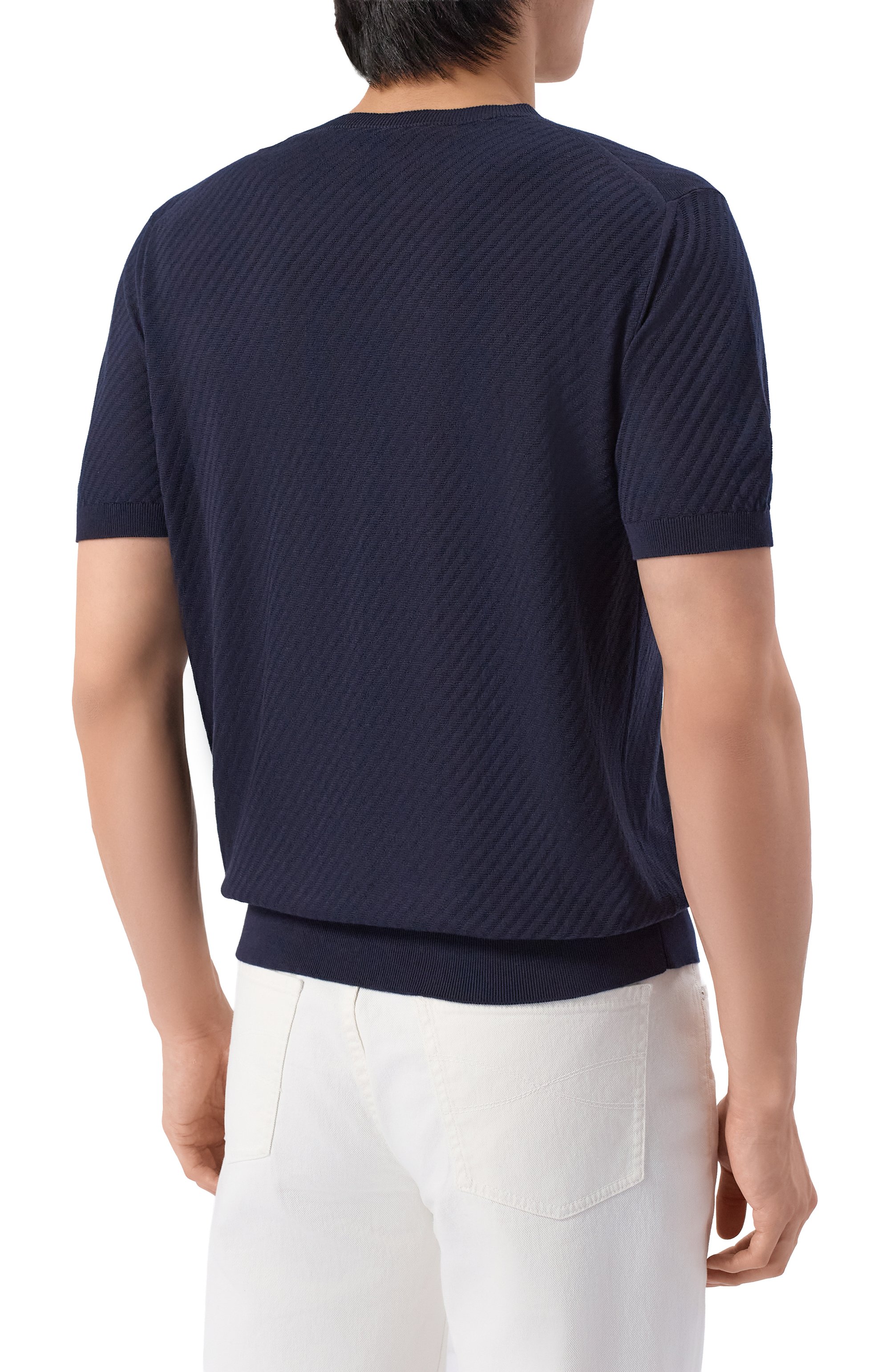 Джемпер из хлопка и шелка CORNELIANI, арт. 27M518/2725144, фото 4