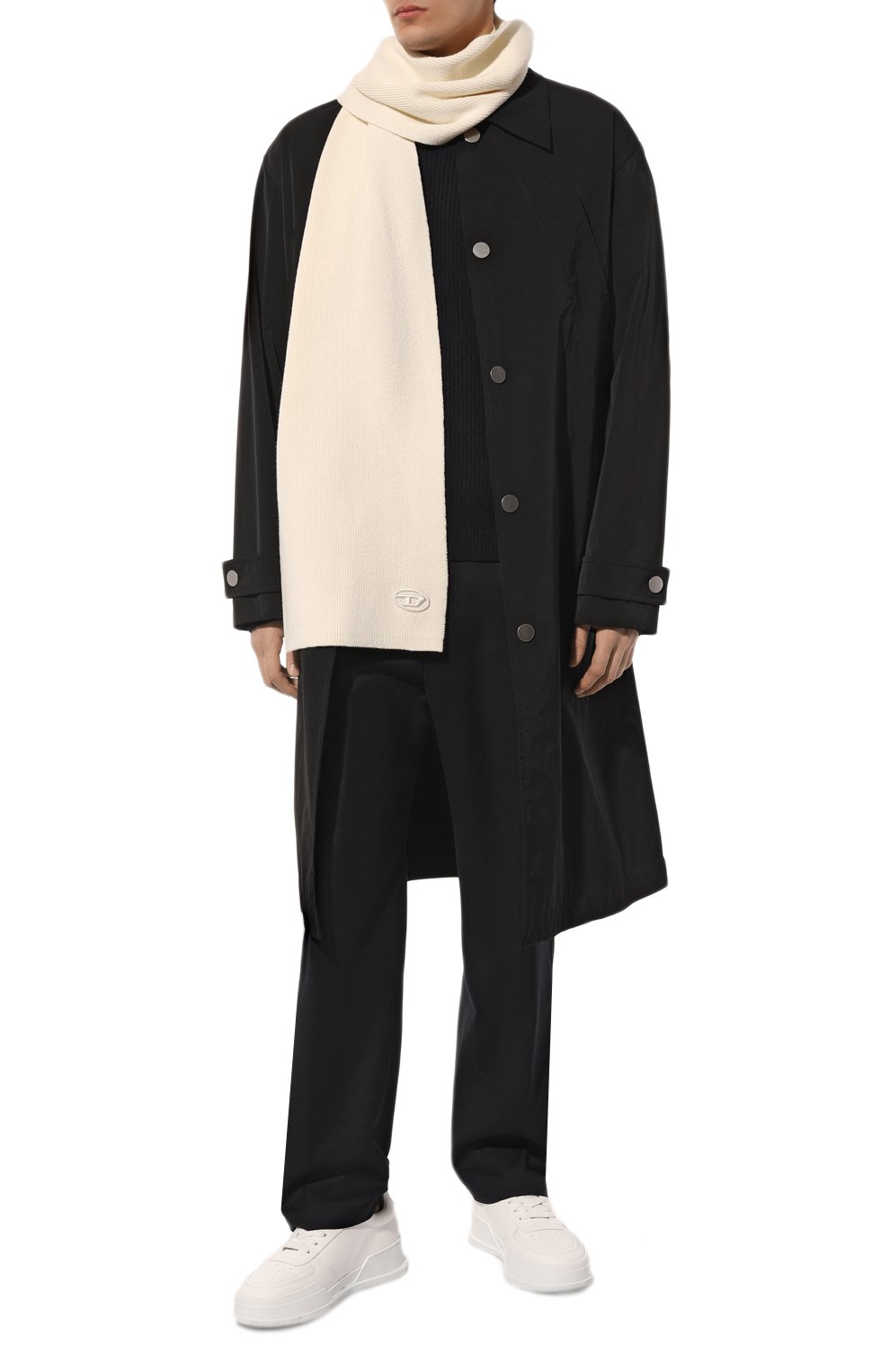 Шарф из шерсти и хлопка DIESEL, арт. A05165/0DA0B, фото 3