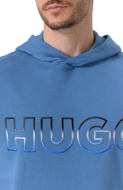 Хлопковое худи HUGO BLUE, арт. 50549151, фото 5