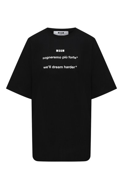 Женская хлопковая футболка MSGM, арт. 2941MDM179 207798