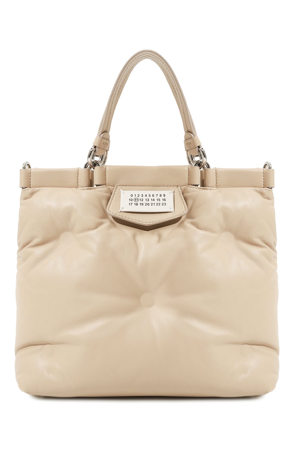 Сумка glam slam small MAISON MARGIELA кремового цвета по цене 224500 руб., арт. S56WD0133/P4300, фото 1 Сумка glam slam small MAISON MARGIELA, арт. S56WD0133/P4300, фото 1