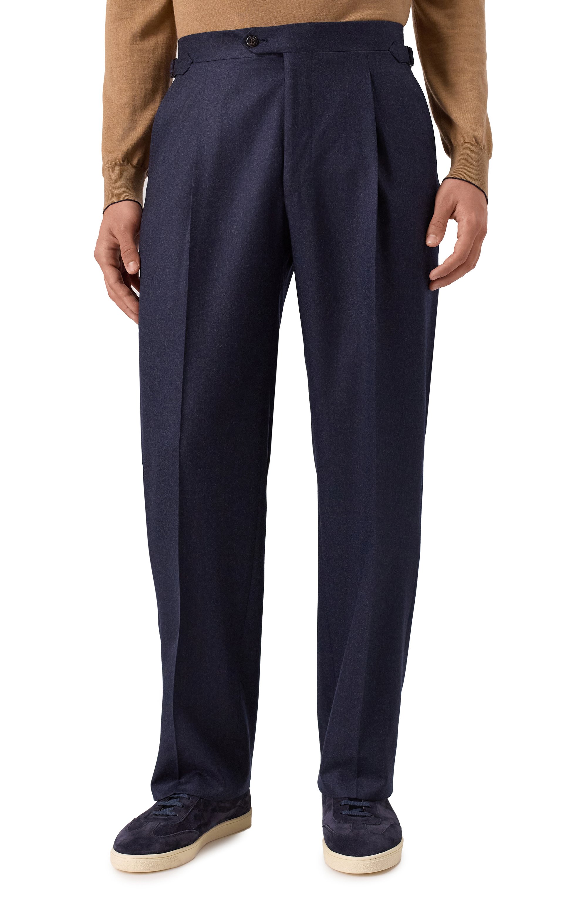 Шерстяные брюки CORNELIANI, арт. 264L26-2618111, фото 3