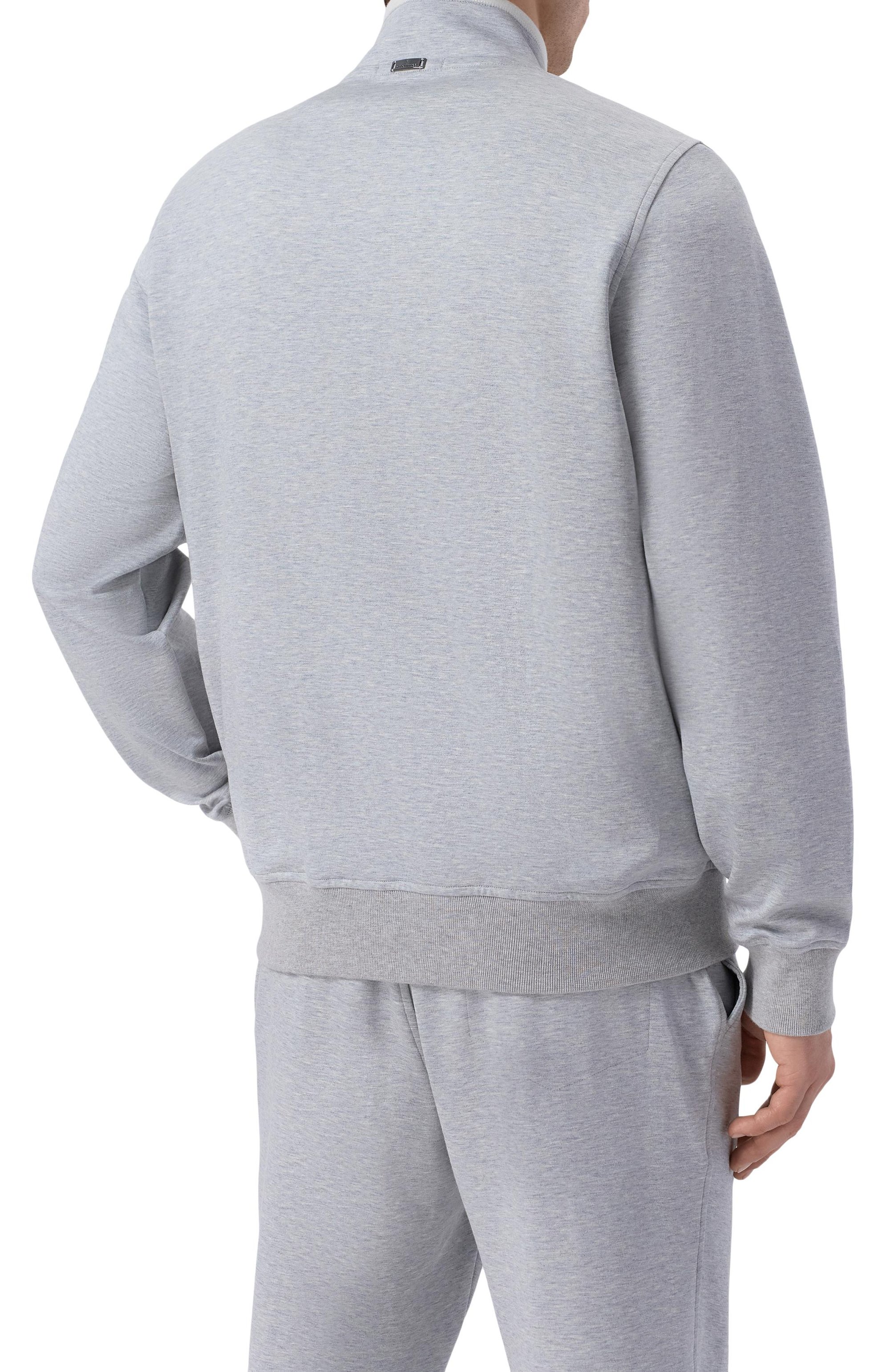 Толстовка из хлопка и шелка CAPOBIANCO, арт. 20M452.DS00._001, фото 4