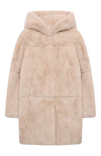 Шуба из кролика YVES SALOMON ENFANT, арт. 22WEM90168REXX/12-14