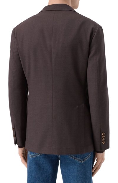 Шерстяной пиджак BRUNELLO CUCINELLI, арт. MB423LDWH_1, фото 5