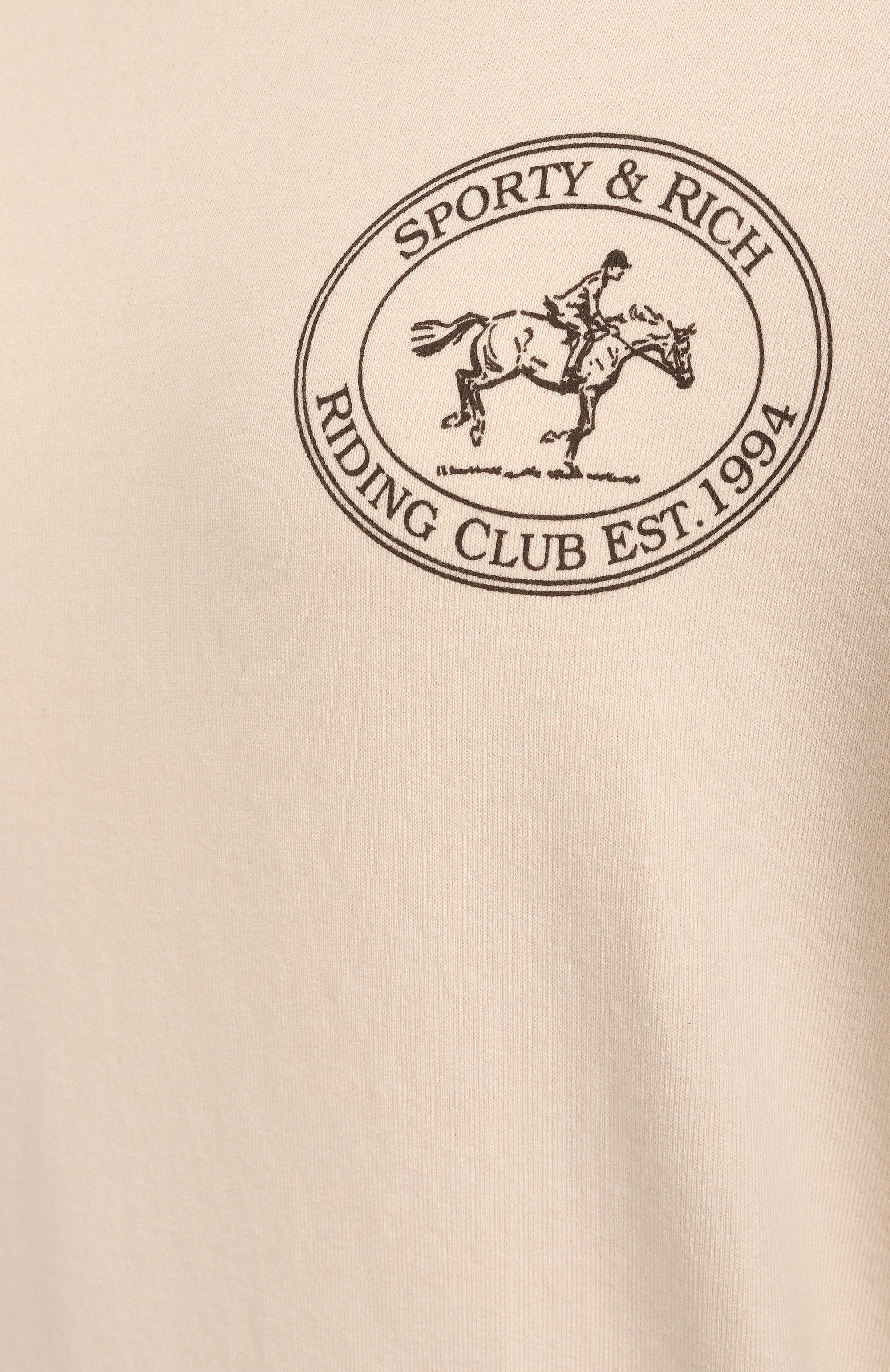 Хлопковое худи SPORTY AND RICH, арт. ST070612244CR01, фото 6