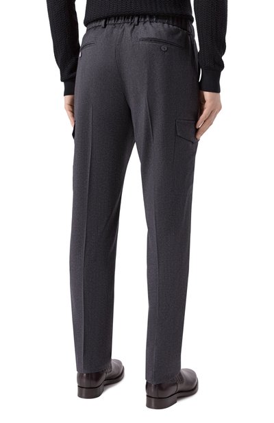 Шерстяные брюки-карго STEFANO RICCI, арт. M1T4300040/W0029T, фото 4