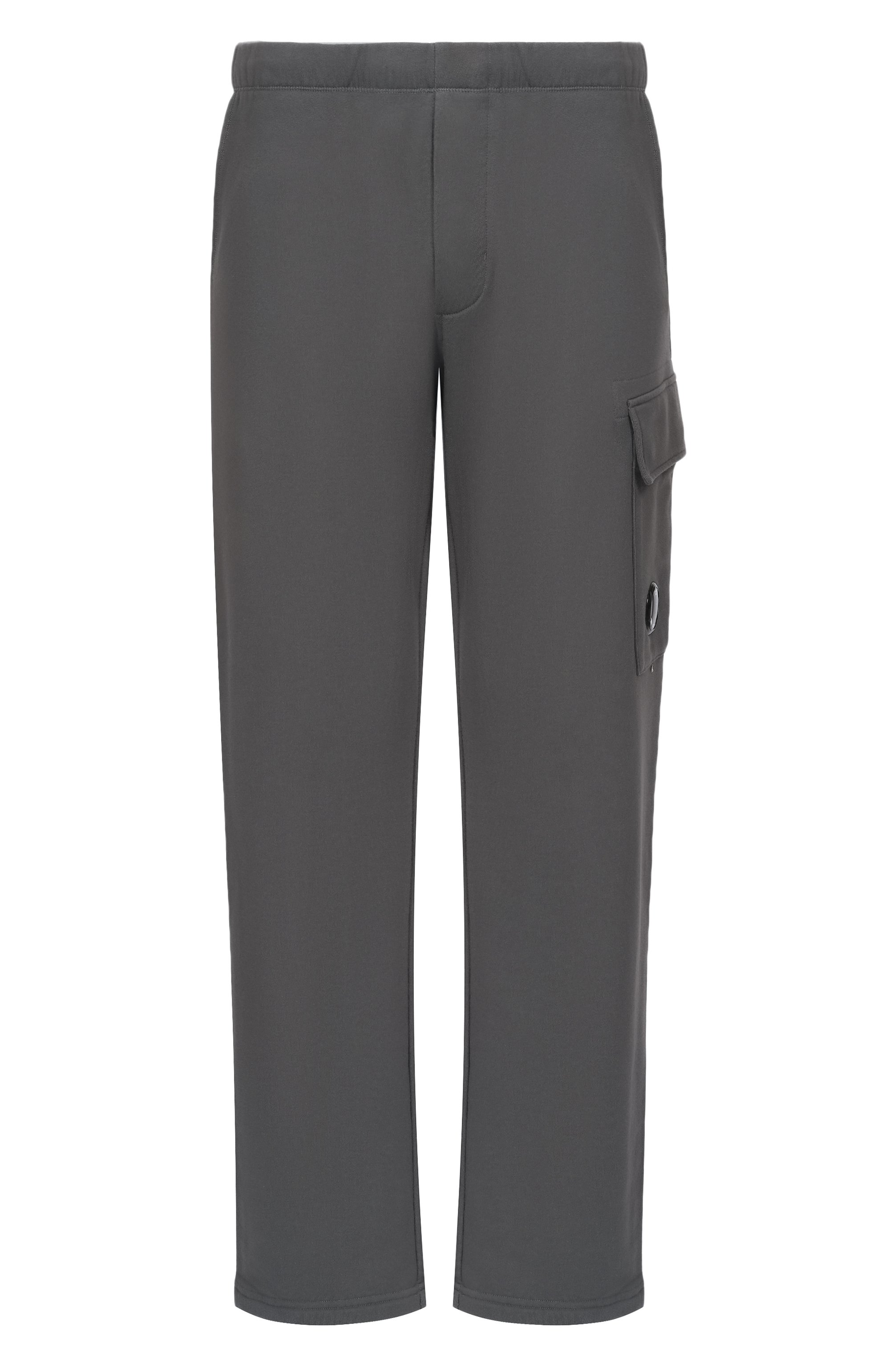 Хлопковые брюки C.P. COMPANY темно-серого цвета по цене 32800 руб., арт. 20CMSP066A/005086W, фото 1 Хлопковые брюки C.P. COMPANY, арт. 20CMSP066A/005086W, фото 1