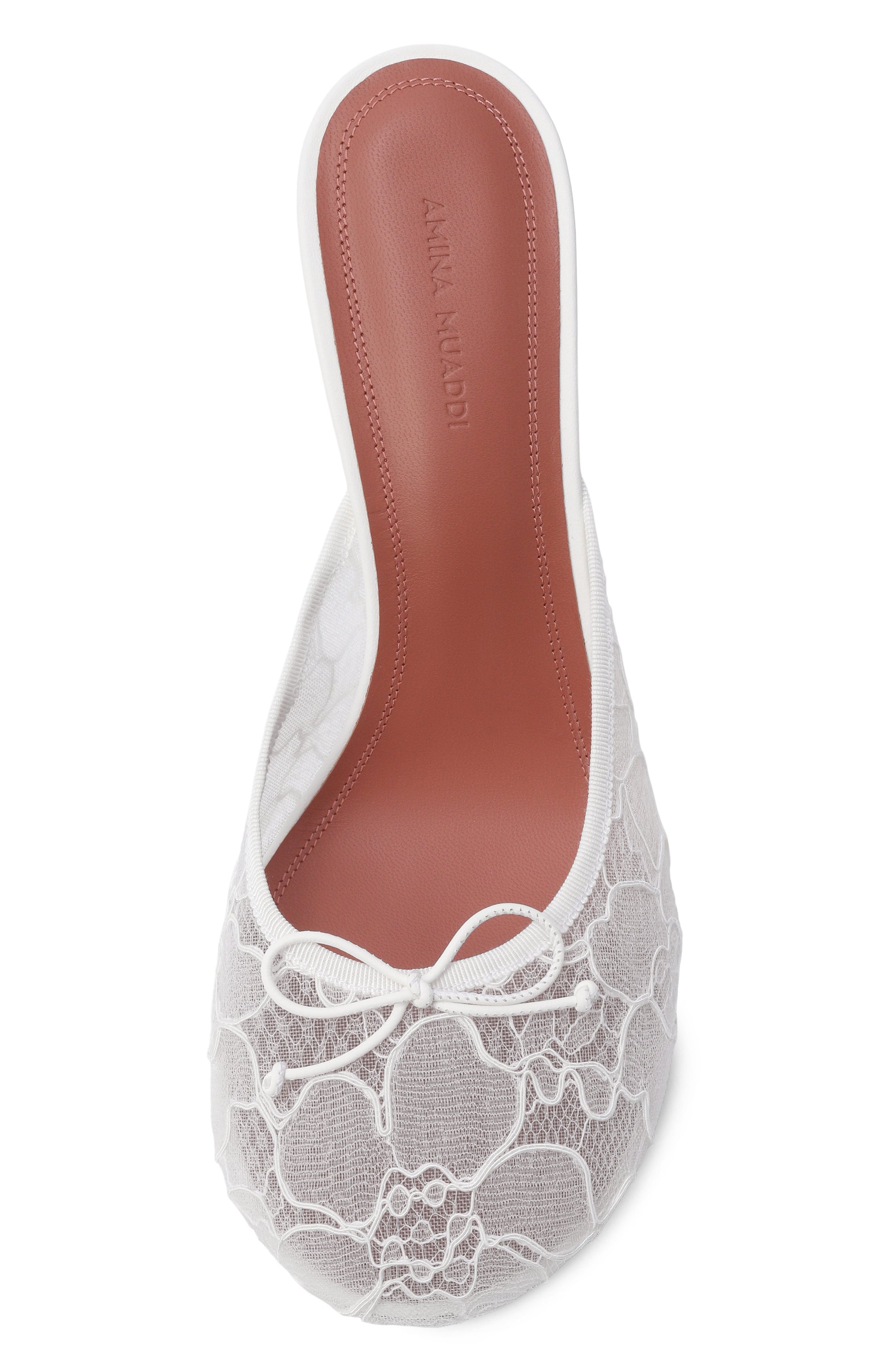 Текстильные мюли lila 95 AMINA MUADDI, арт. LILA LACE SLIPPER 95/NAPPA, фото 6