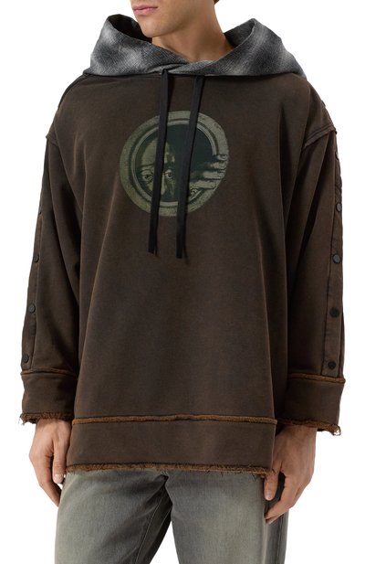 Хлопковое худи ISABEL BENENATO, арт. UJ05PF25, фото 3