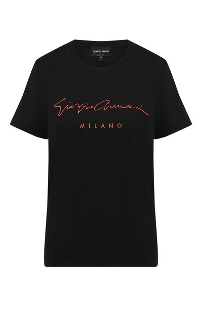 Женская хлопковая футболка GIORGIO ARMANI, арт. 6GAM90/AJRQZ