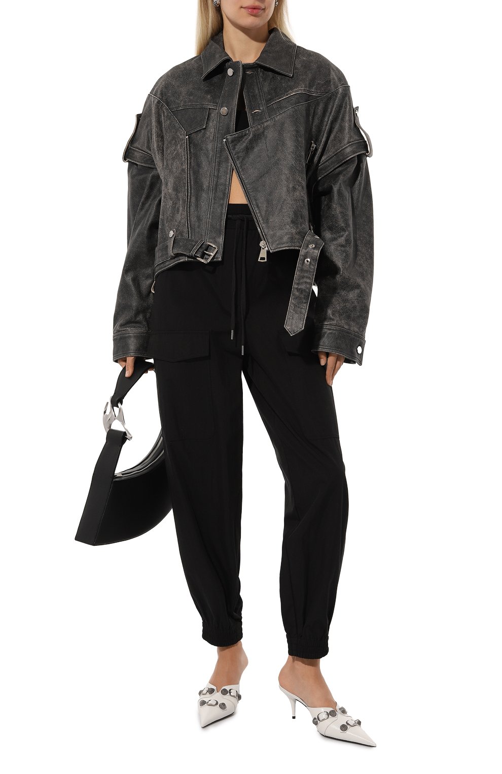 Хлопковые джоггеры HELMUT LANG, арт. 006HW208, фото 2