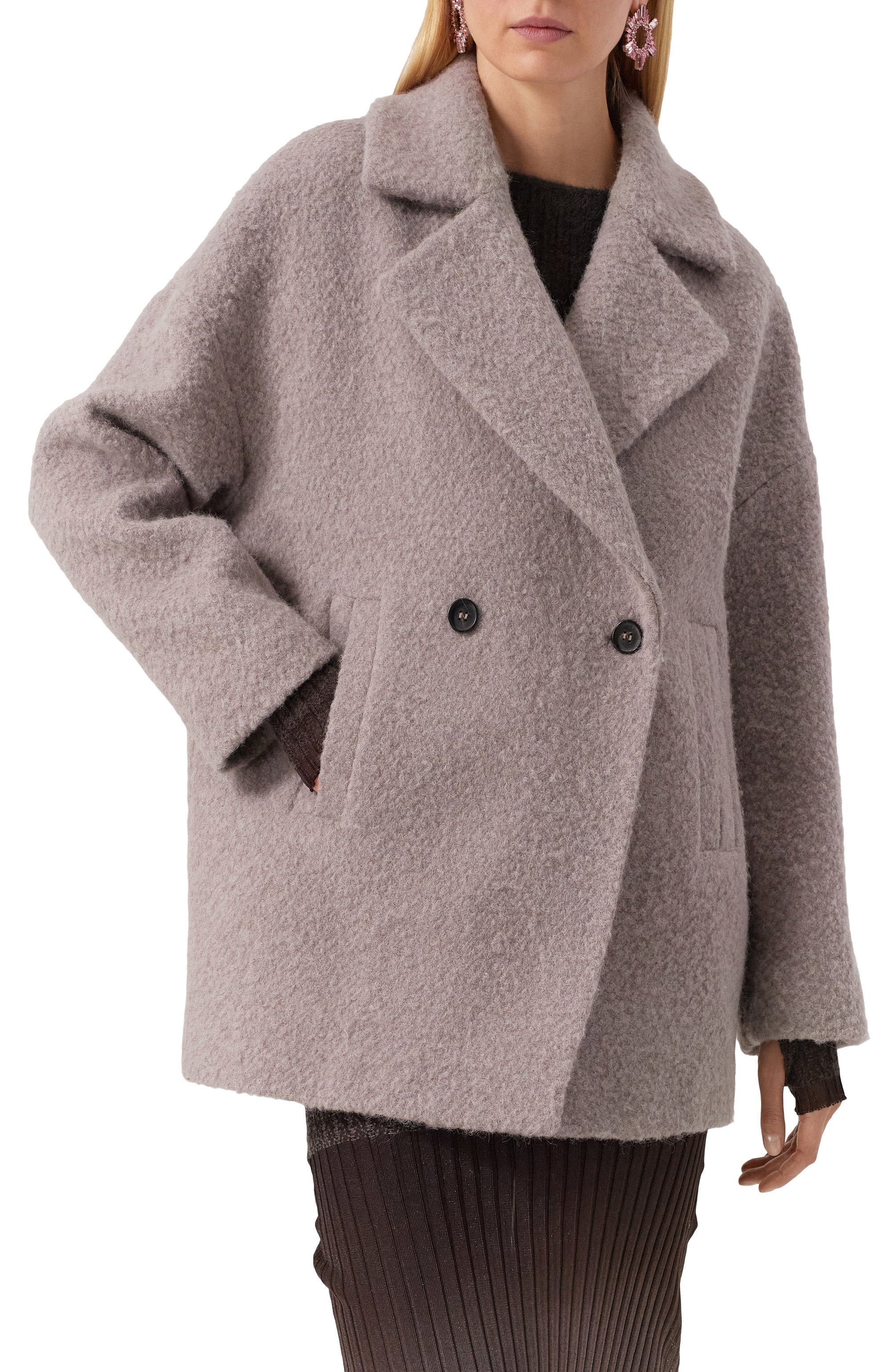 Шерстяное полупальто LORENA ANTONIAZZI, арт. A2401CP70A/4670, фото 3