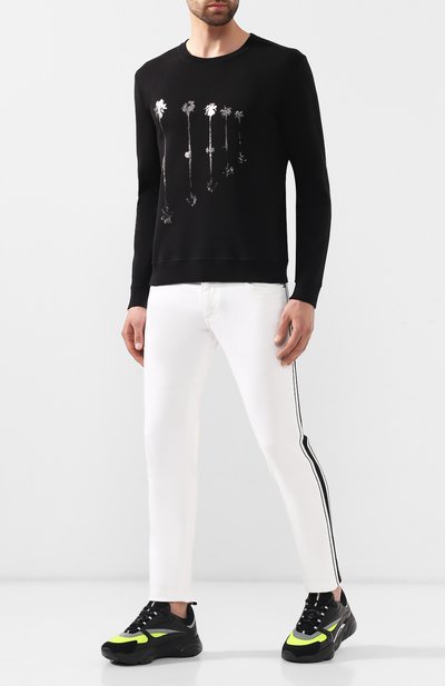 Хлопковый свитшот SAINT LAURENT, арт. 583897/YBKH2, фото 2