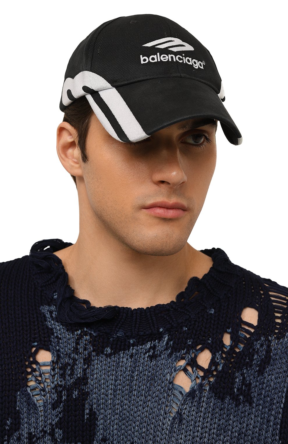 Хлопковая бейсболка BALENCIAGA, арт. 766860/410B2, фото 2