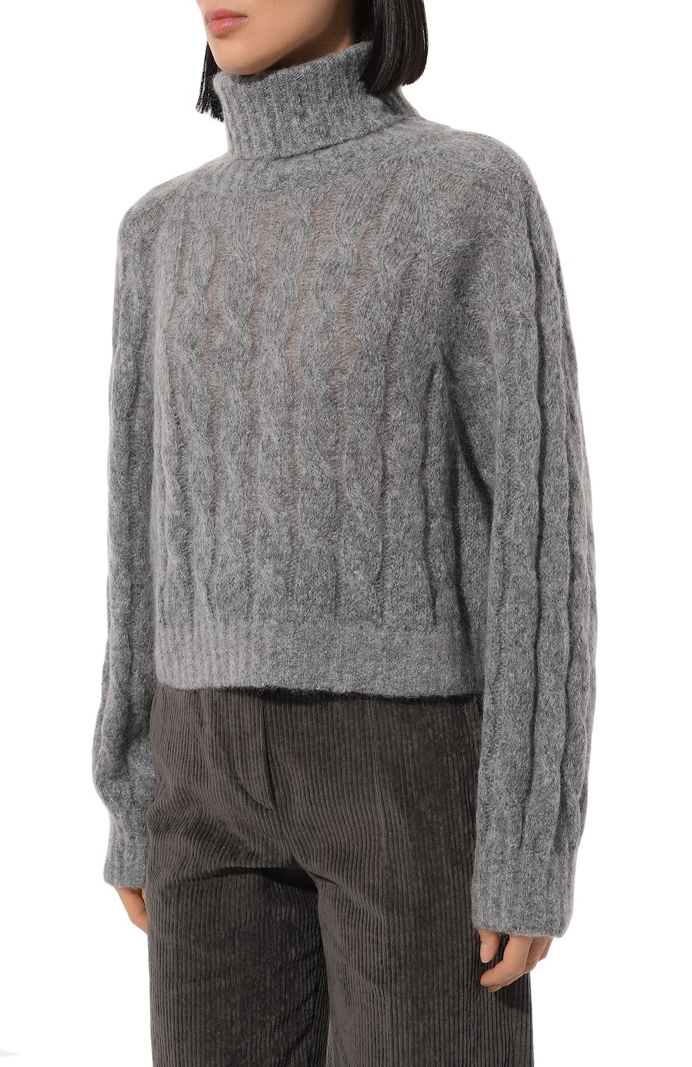 Свитер BRUNELLO CUCINELLI серого цвета по цене 209000 руб., арт. MHM523603, фото 3 Свитер BRUNELLO CUCINELLI, арт. MHM523603, фото 3