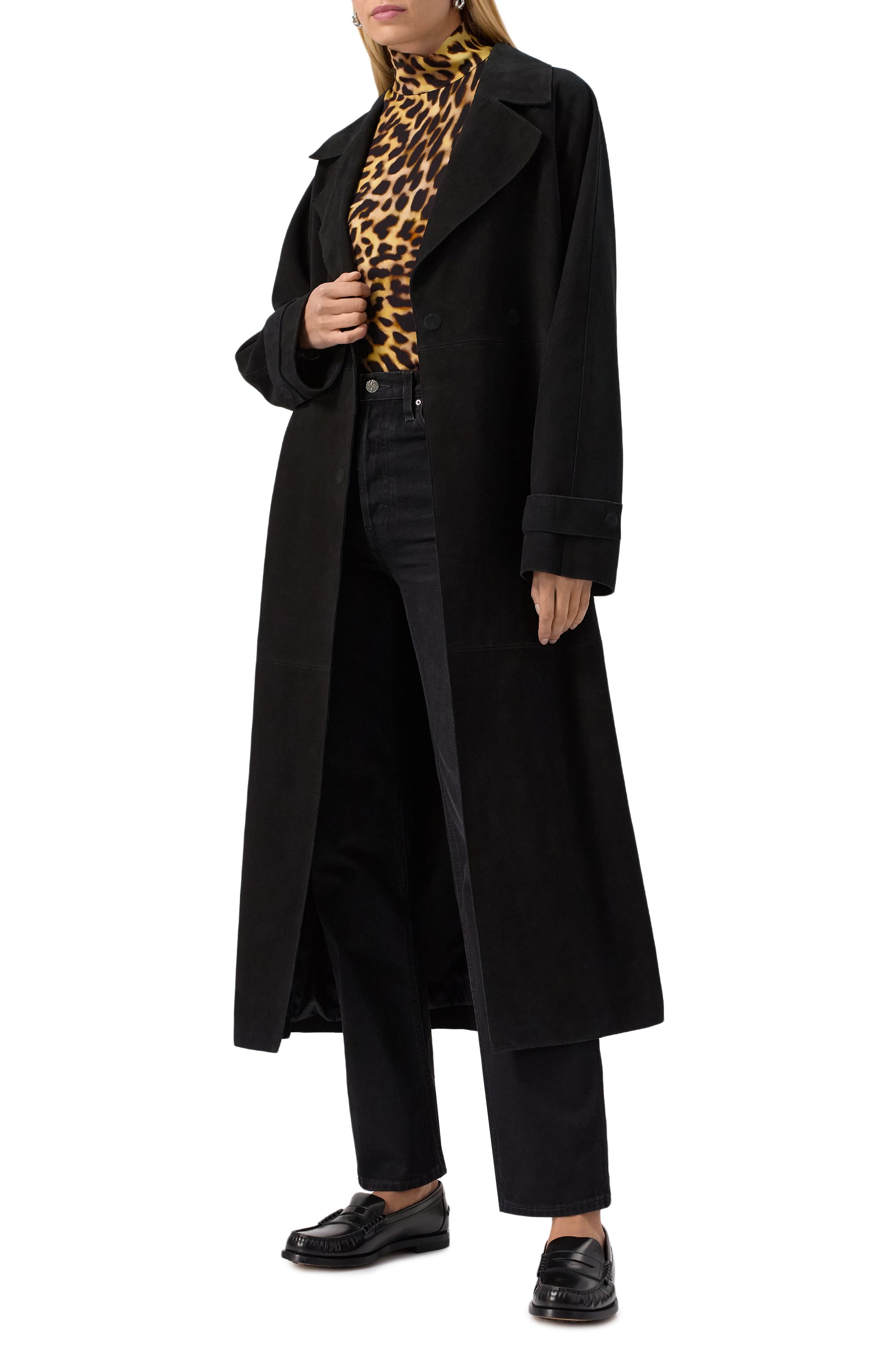 Замшевый тренч 12 STOREEZ, арт. 127356, фото 2