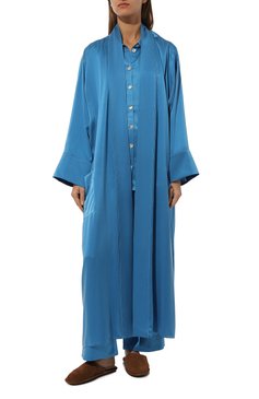 Халат из вискозы KLEED LOUNGEWEAR, арт. AW24R0BJN/BLUE, фото 1