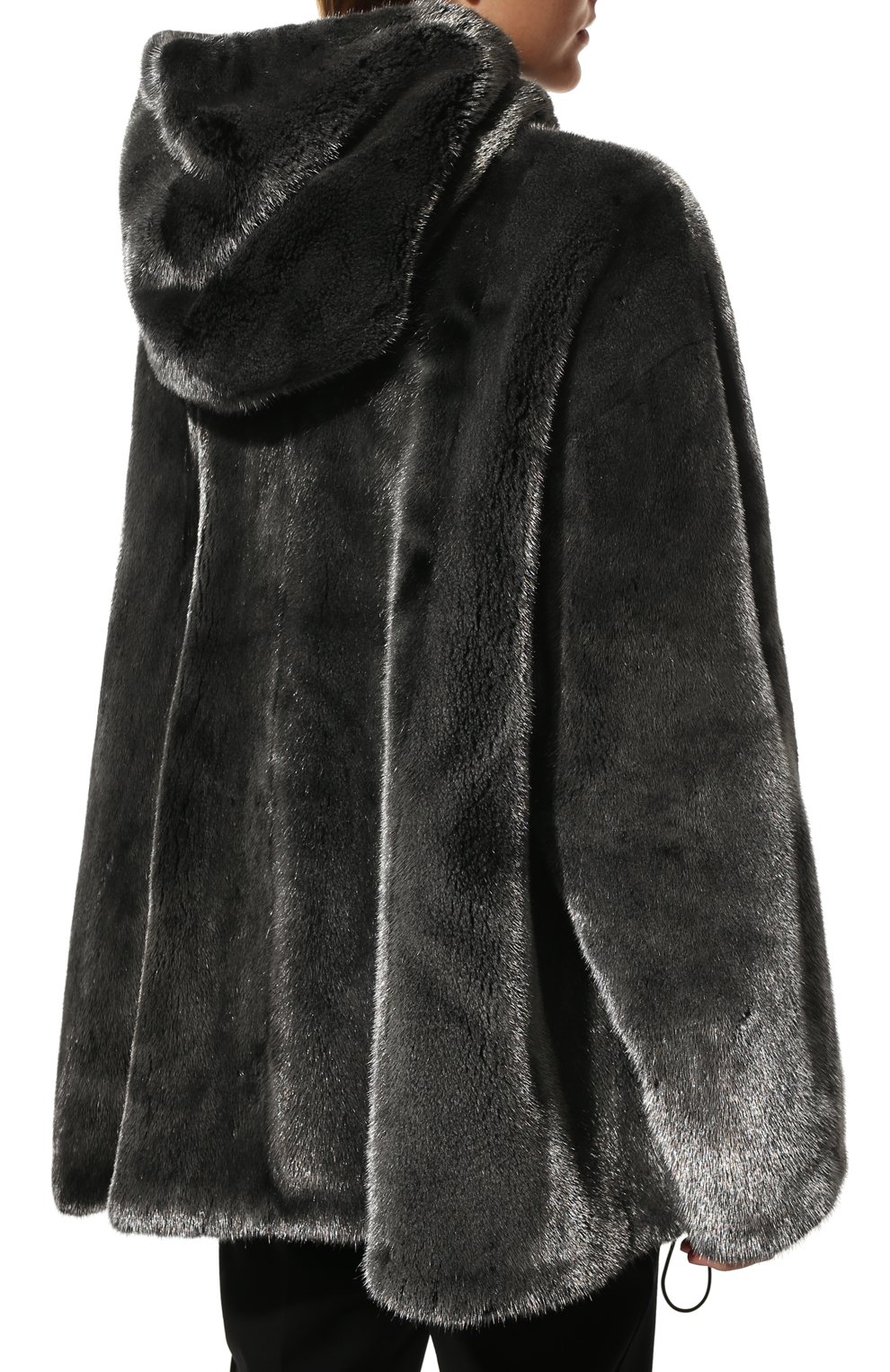 Шуба из норки DOLCE & GABBANA черного цвета по цене 2575000 руб., арт. F9K37F/GEV34, фото 4 Шуба из норки DOLCE & GABBANA, арт. F9K37F/GEV34, фото 4