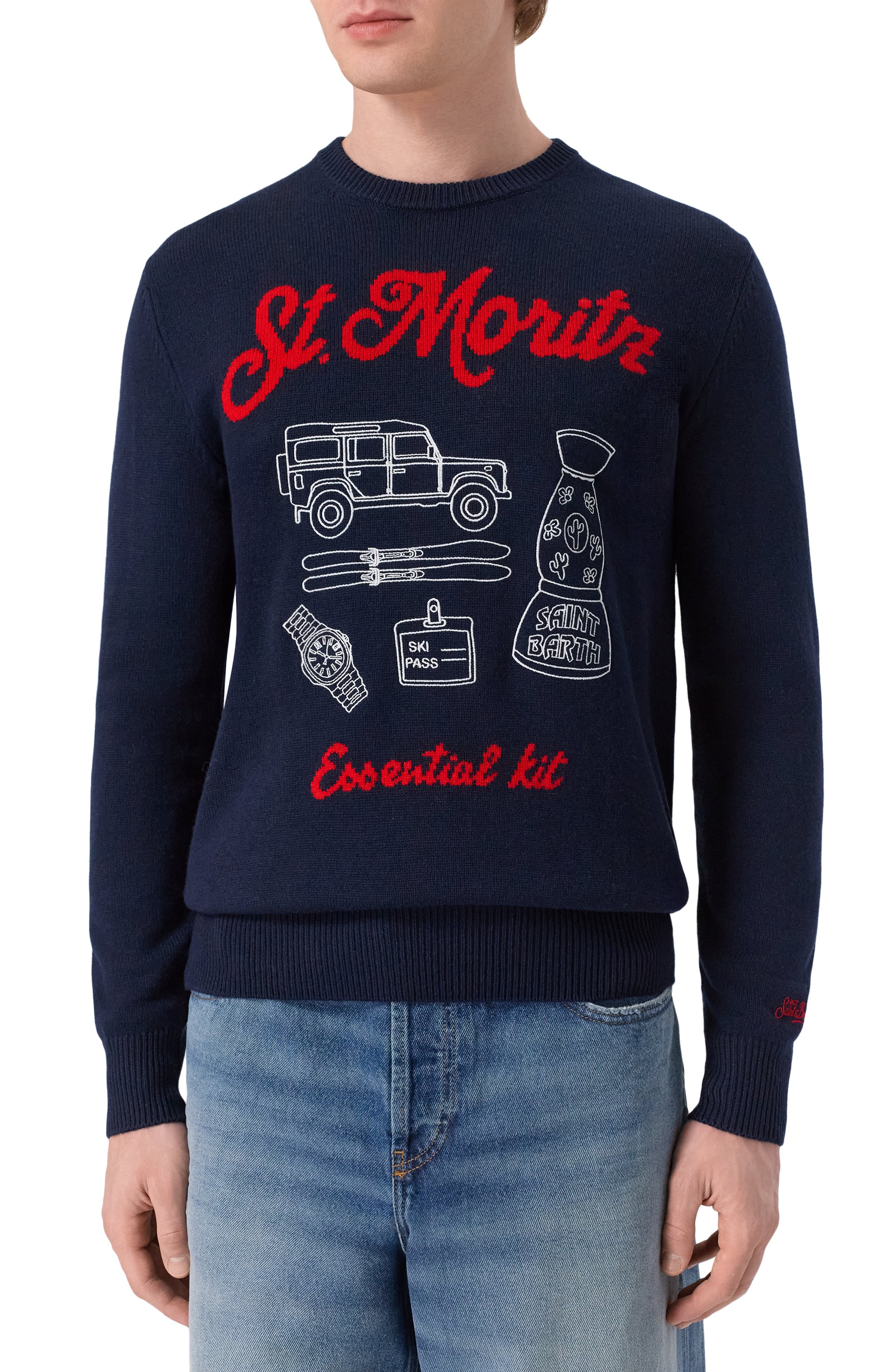 Джемпер из шерсти и вискозы MC2 SAINT BARTH, арт. HER0001-02919I/HER0N, фото 3