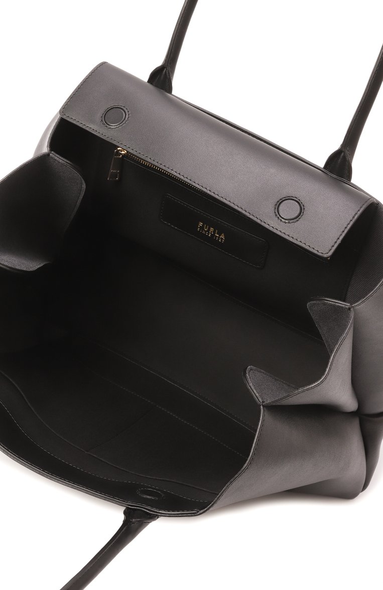 Женская сумка furla meridiana large FURLA черного цвета, арт. WB01530/BX3169 | Фото 5 (Материал сплава: Проставлено; Размер: large; Драгоценные камни: Проставлено; Материал: Натуральная кожа)