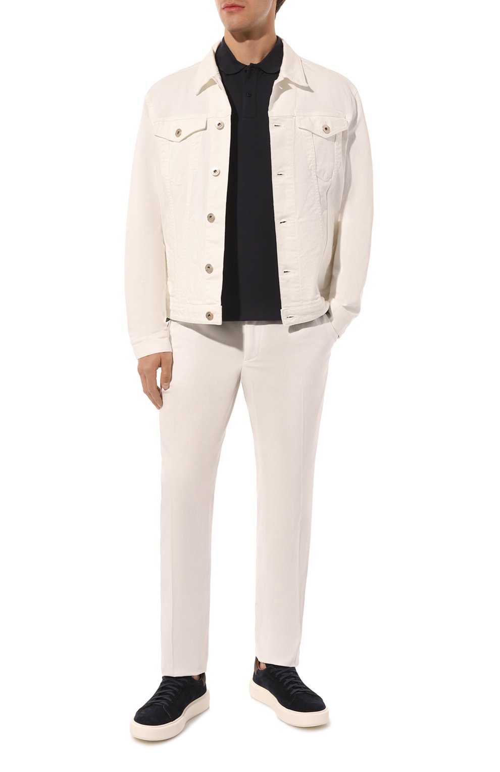 Хлопковое поло BOSS, арт. 50468362, фото 2