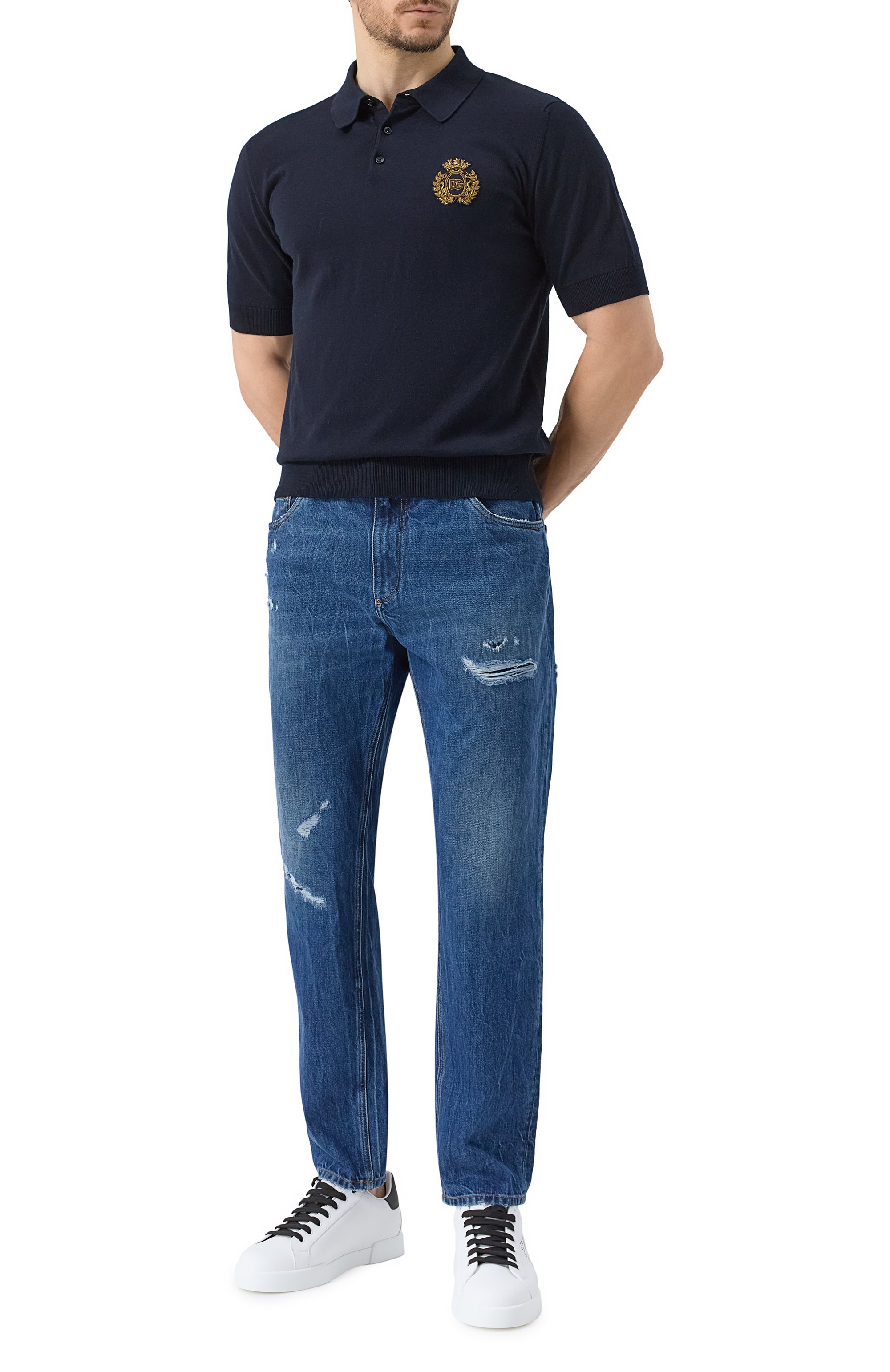 Джинсы loose DOLCE & GABBANA, арт. GYJDAZ/G8KE9, фото 2